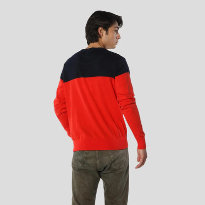 Men's Color Block Pullover Sweater - FINAL SALE