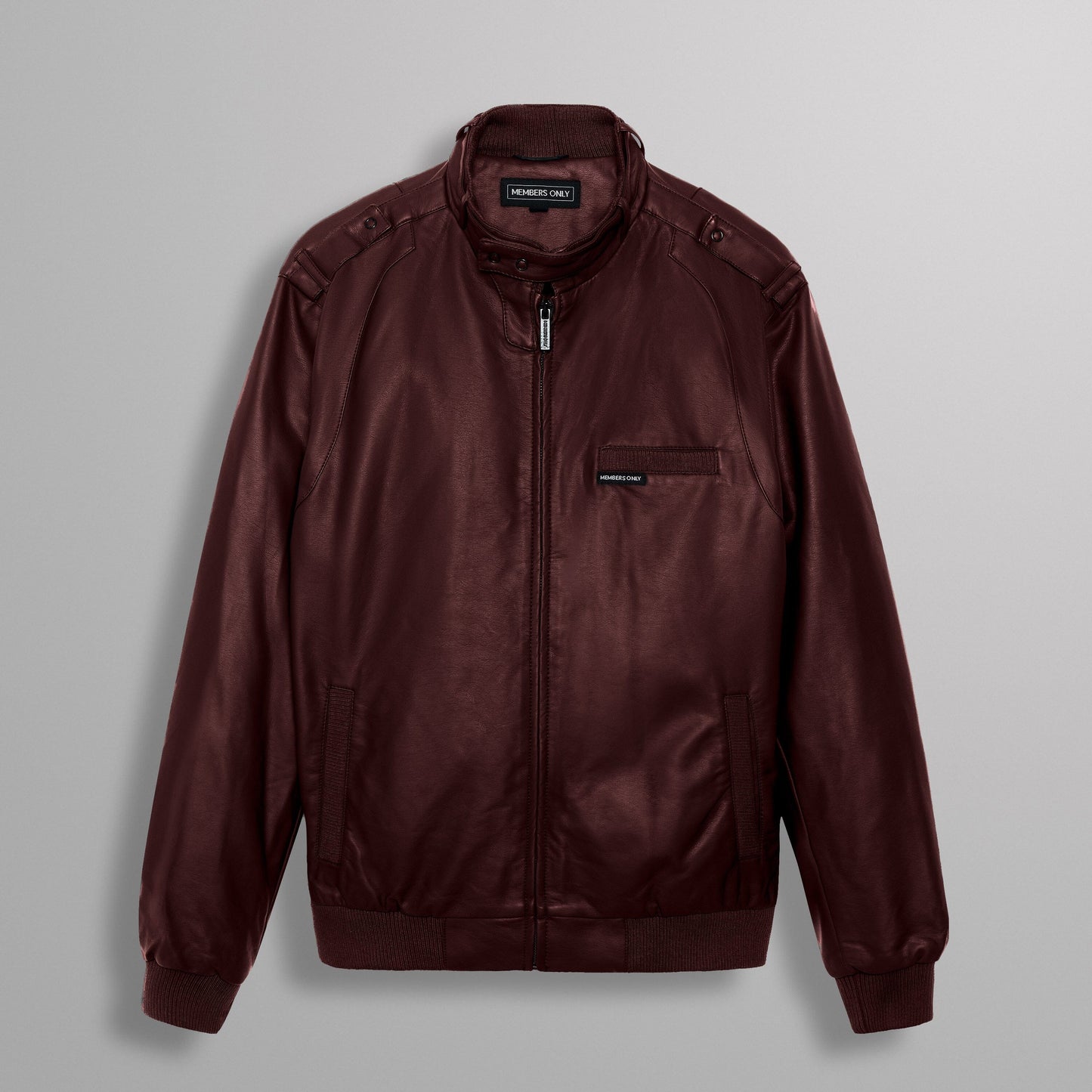 Men's Faux Leather Iconic Racer Jacket