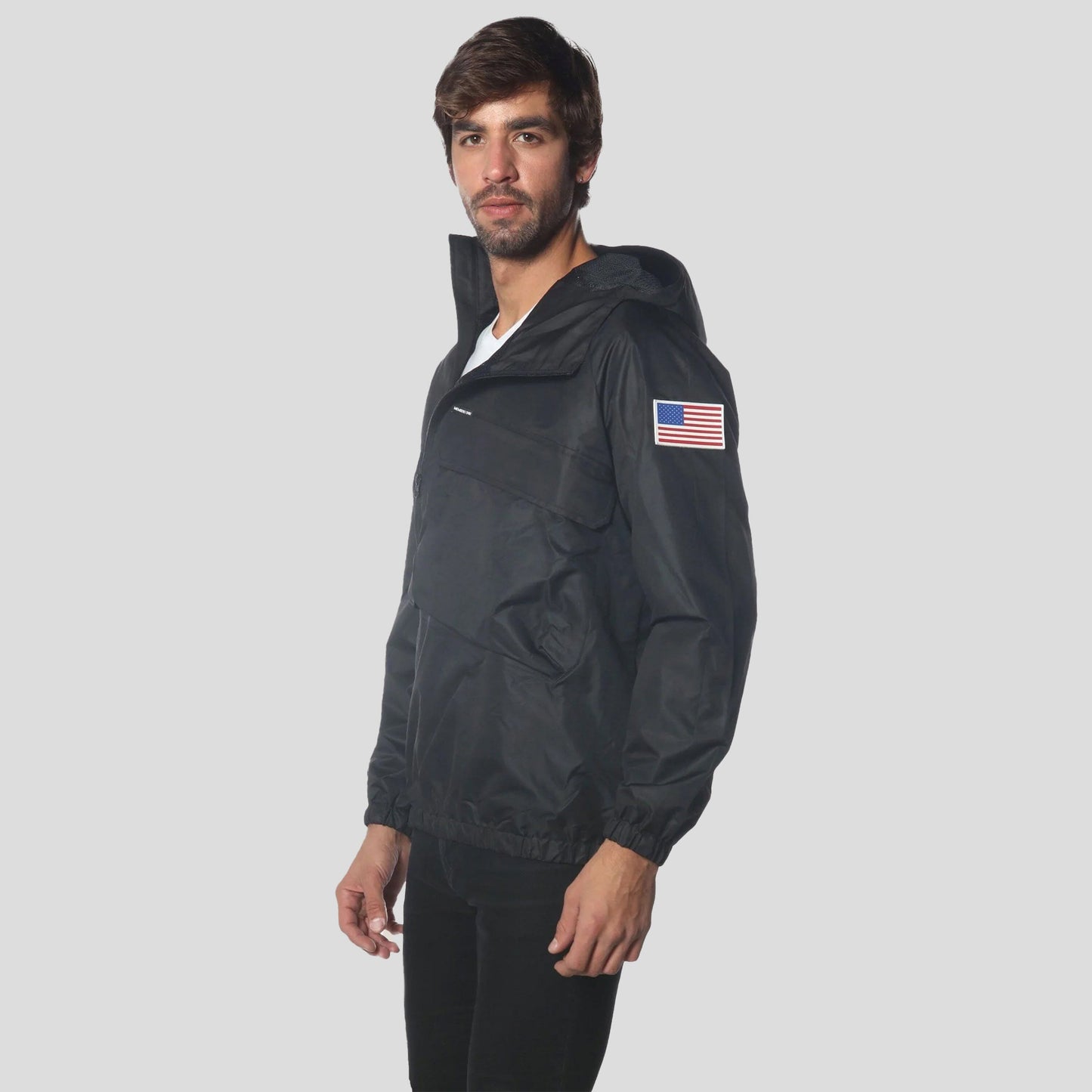 Men's Asymmetrical Windbreaker Jacket - FINAL SALE