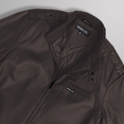 Men's Faux Leather Iconic Racer Jacket