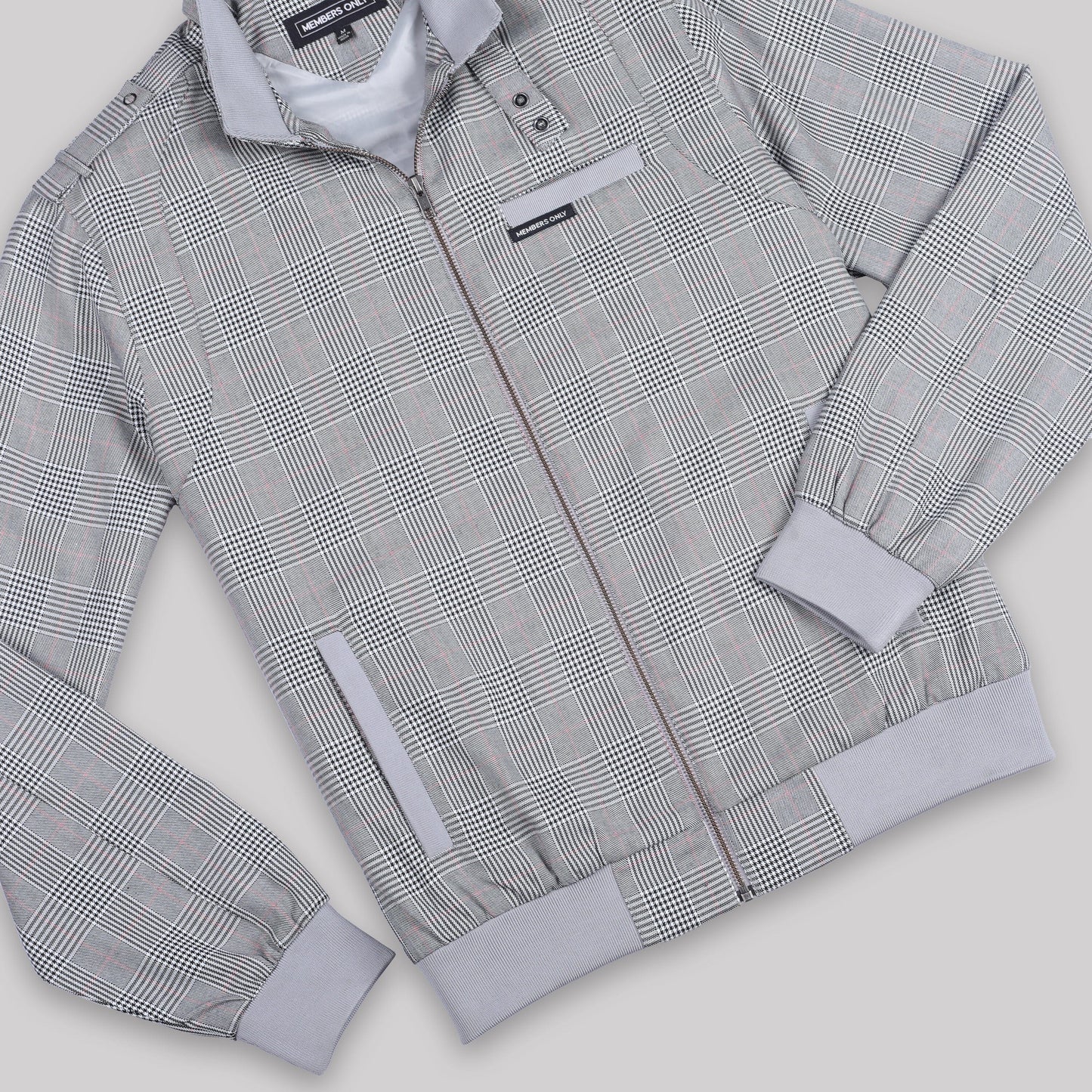 Men's Anderson Glen Plaid Iconic Racer Jacket