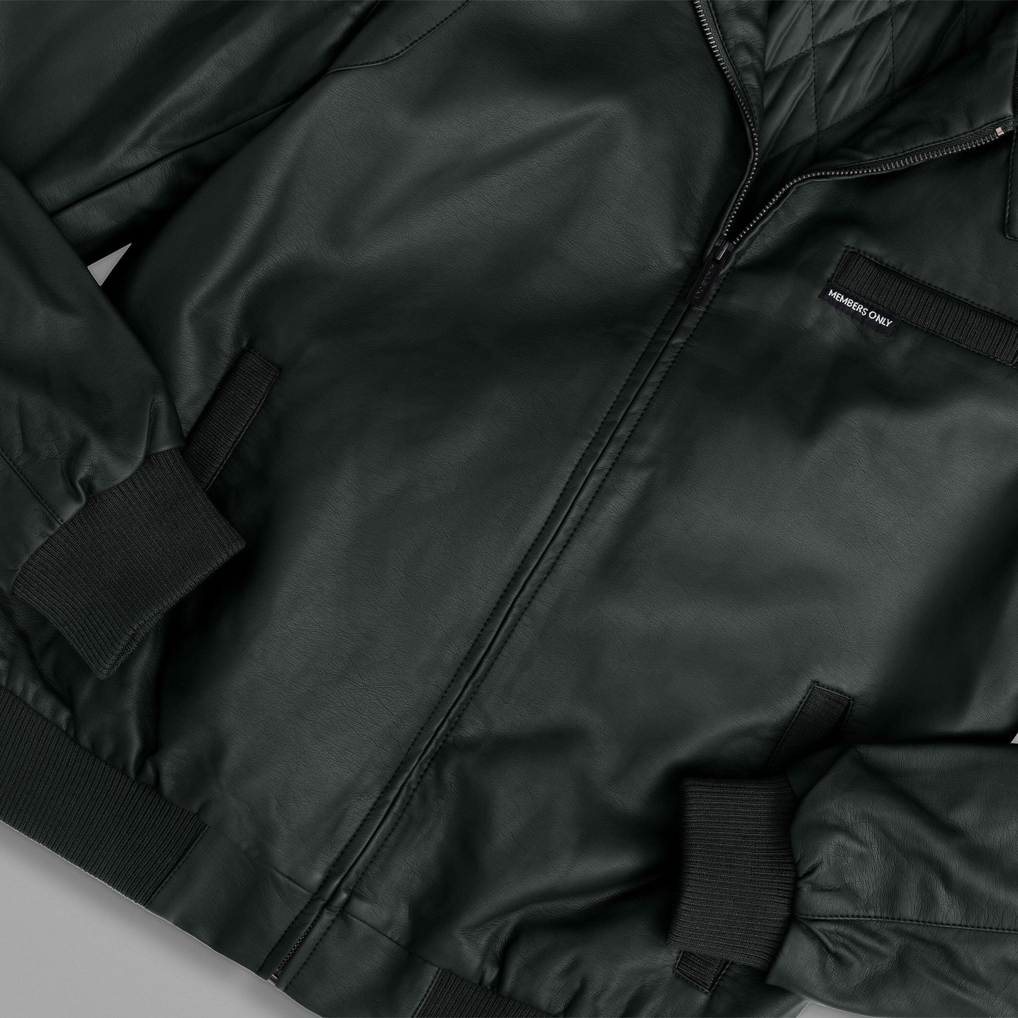 Women's Faux Leather Iconic Racer Oversized Jacket