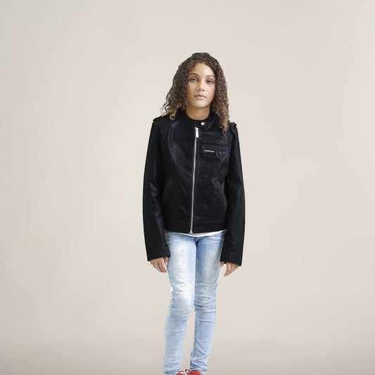 Girl's Iconic Moto Faux Suede Jacket - FINAL SALE