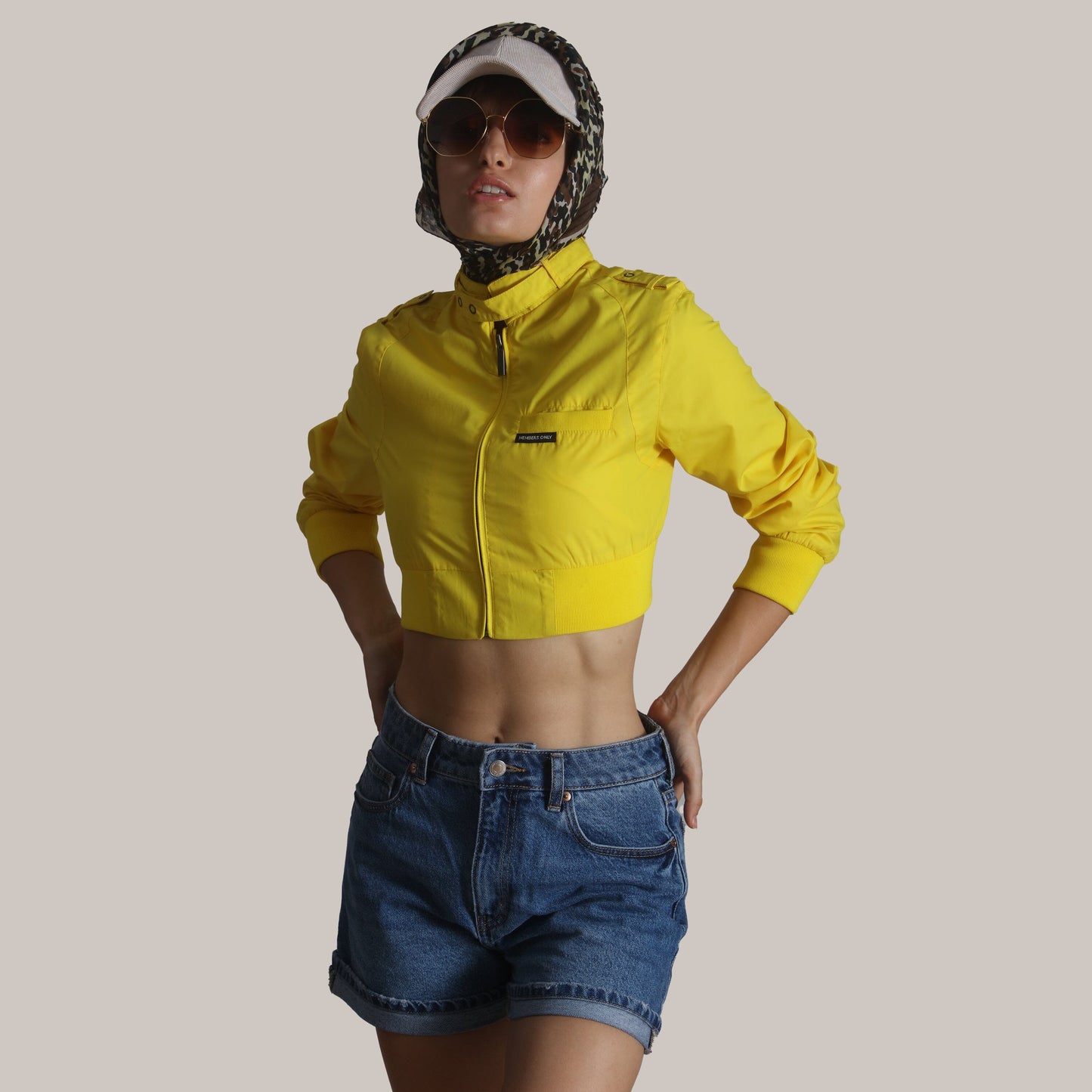 Women's Mini Cropped Racer Jacket