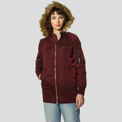 Women's Elongated Bomber Jacket - FINAL SALE