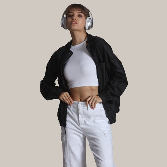 Women's Windbreaker Oversized Packable Jacket