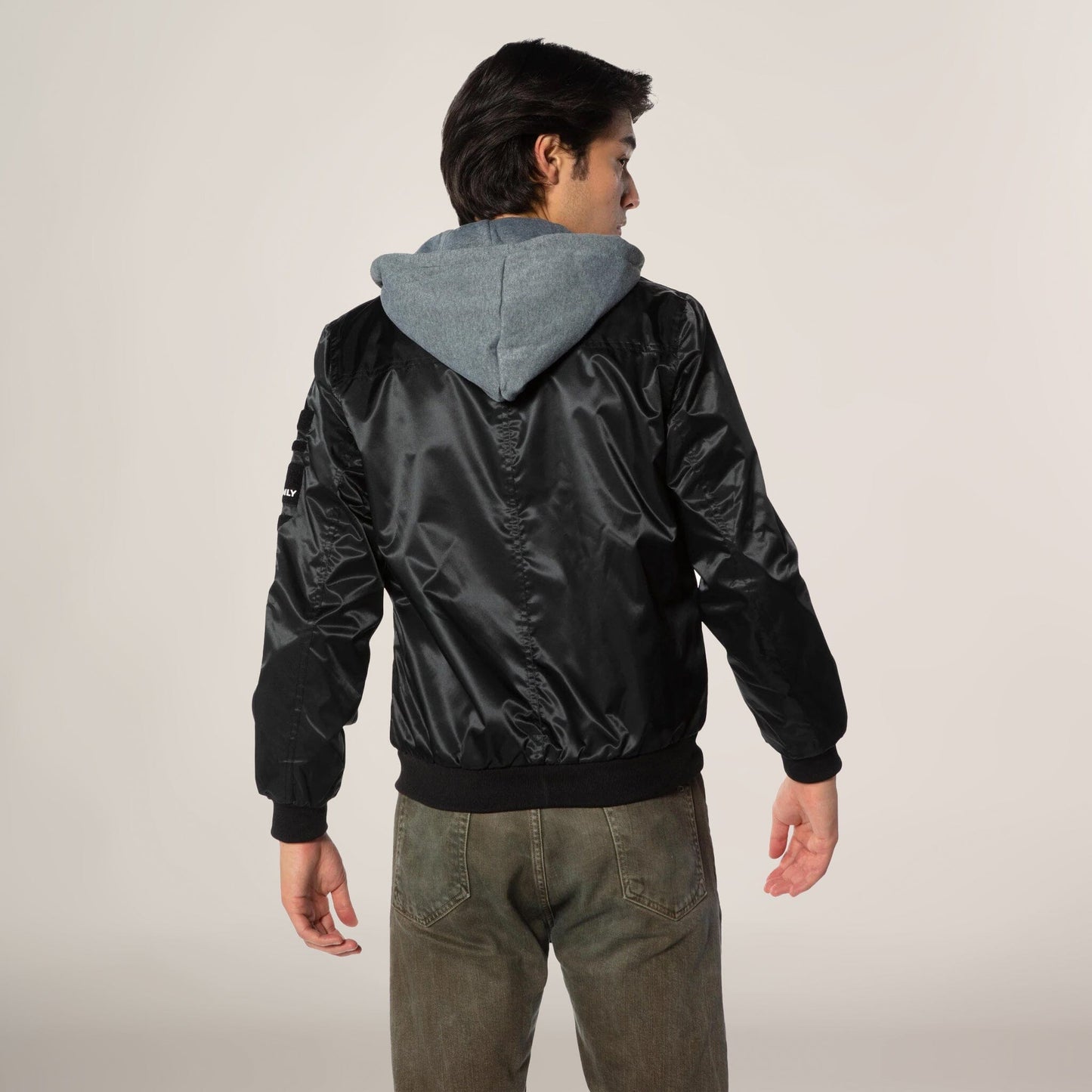 Men's Flight Satin Twill Hooded Jacket - FINAL SALE