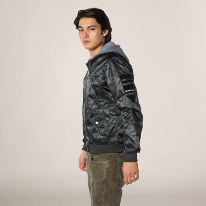 Men's Flight Satin Twill Hooded Jacket - FINAL SALE