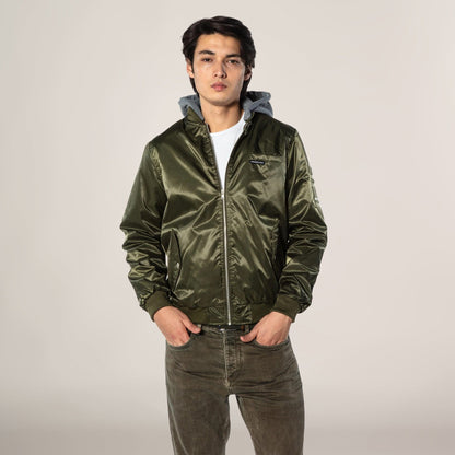 Men's Flight Satin Twill Hooded Jacket - FINAL SALE