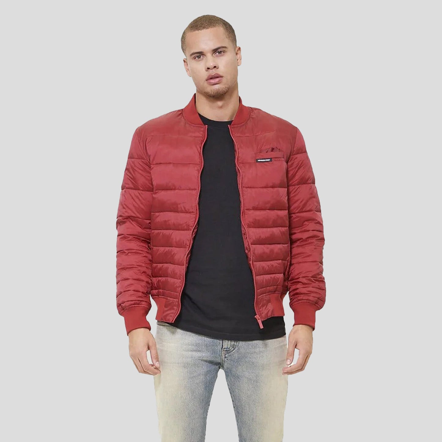 Men's Solid Puffer Jacket - FINAL SALE