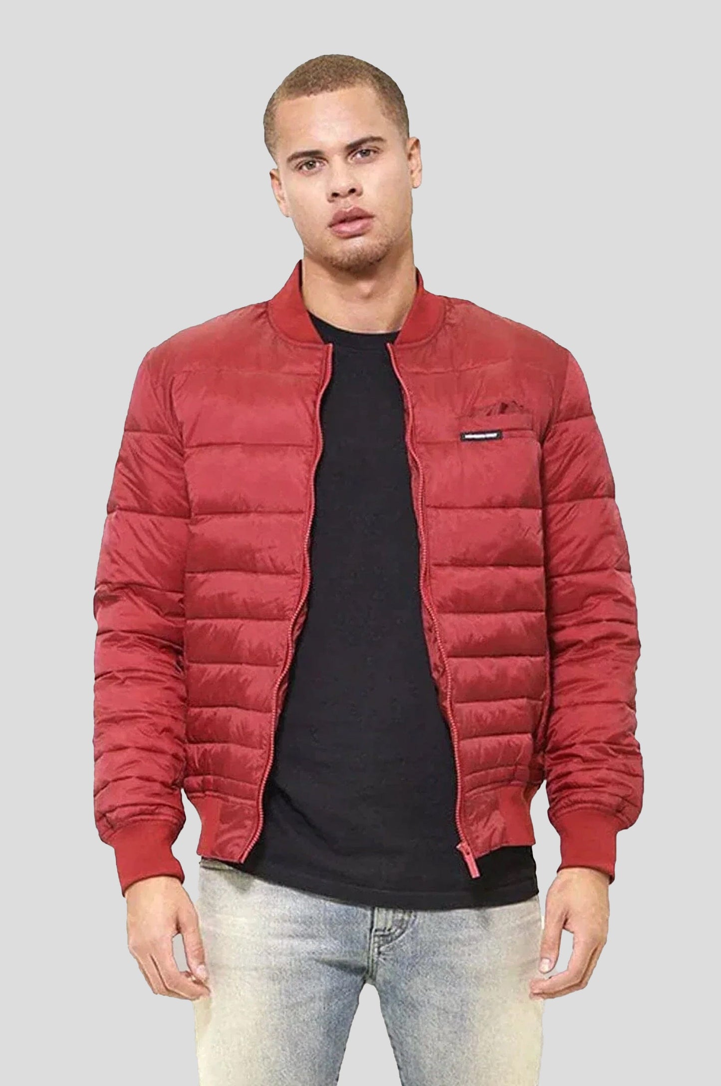 Men's Solid Puffer Jacket - FINAL SALE