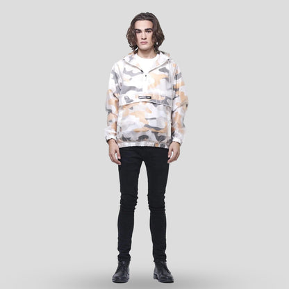 Men's Printed Camo + Translucent Layering Jacket - FINAL SALE