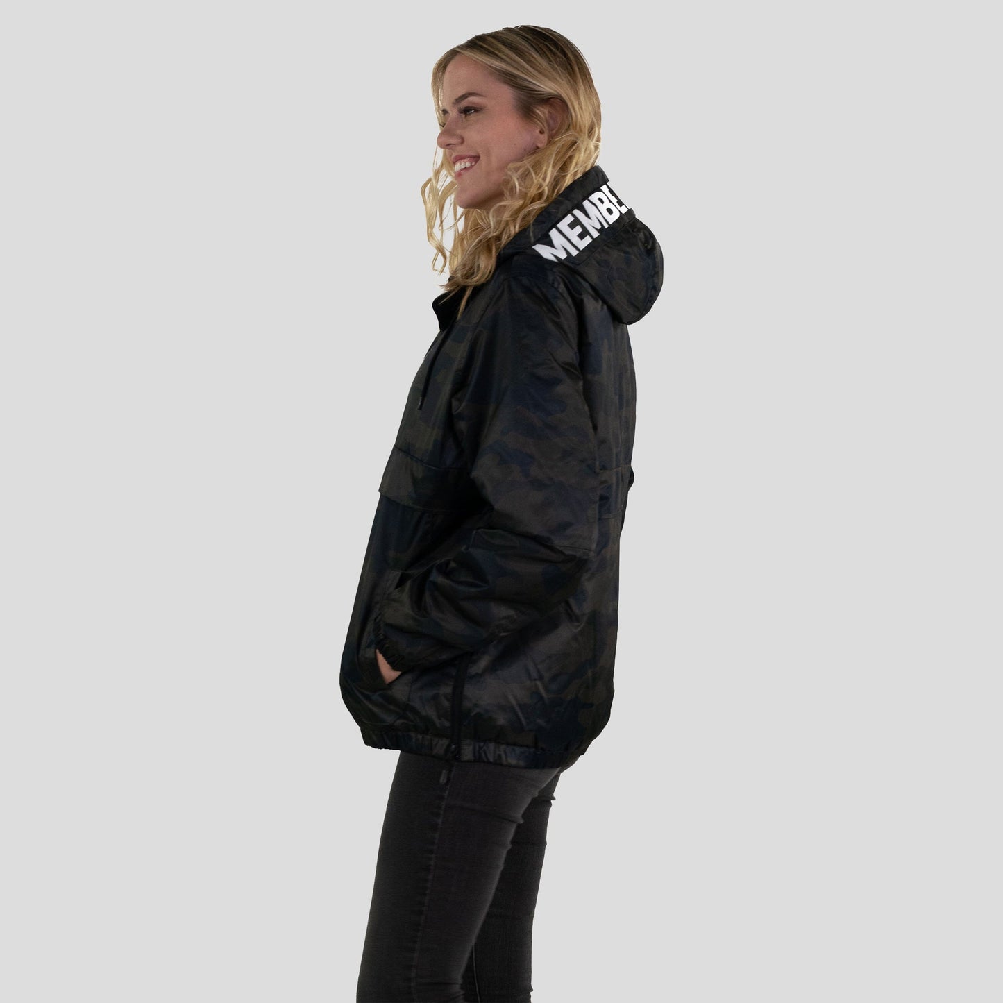 Women's Camo Popover Oversized Jacket - FINAL SALE