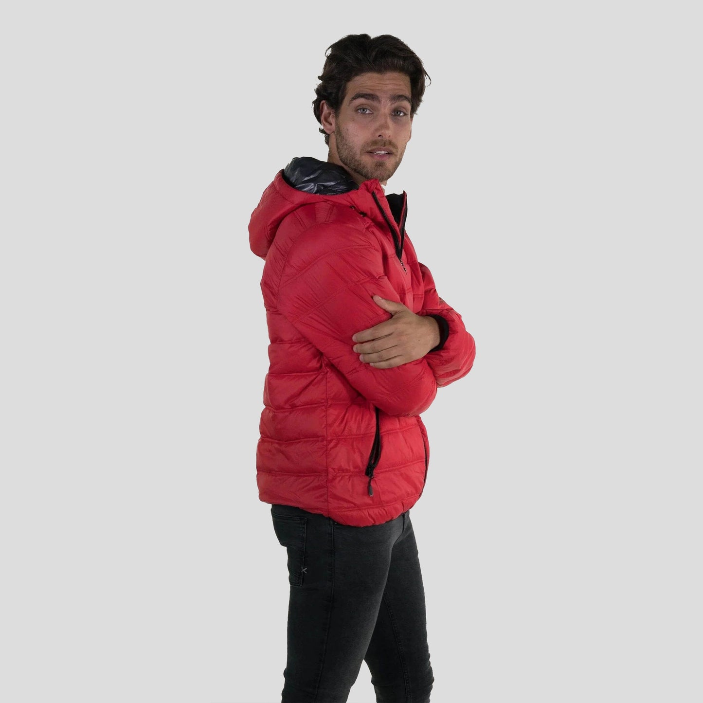 Men's Zip Front Puffer Jacket - FINAL SALE