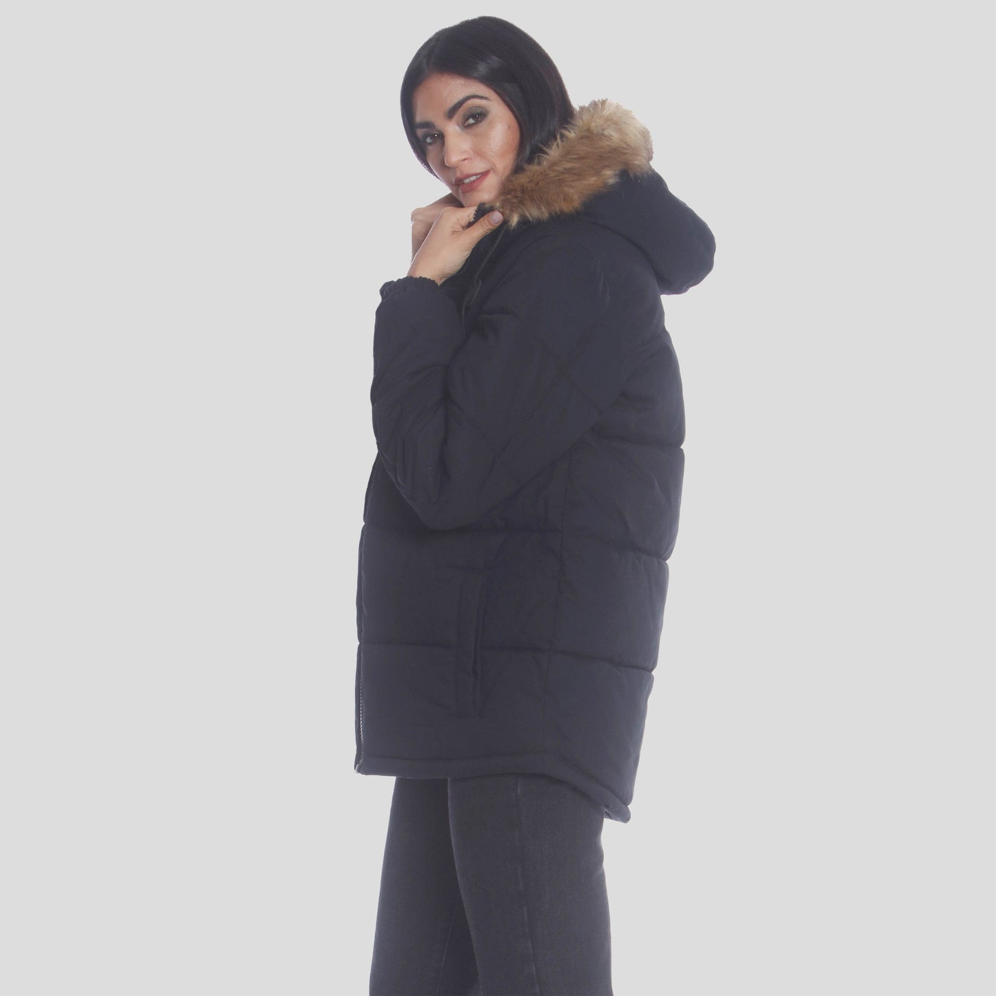 Women's Cotton Puffer Oversized Jacket - FINAL SALE