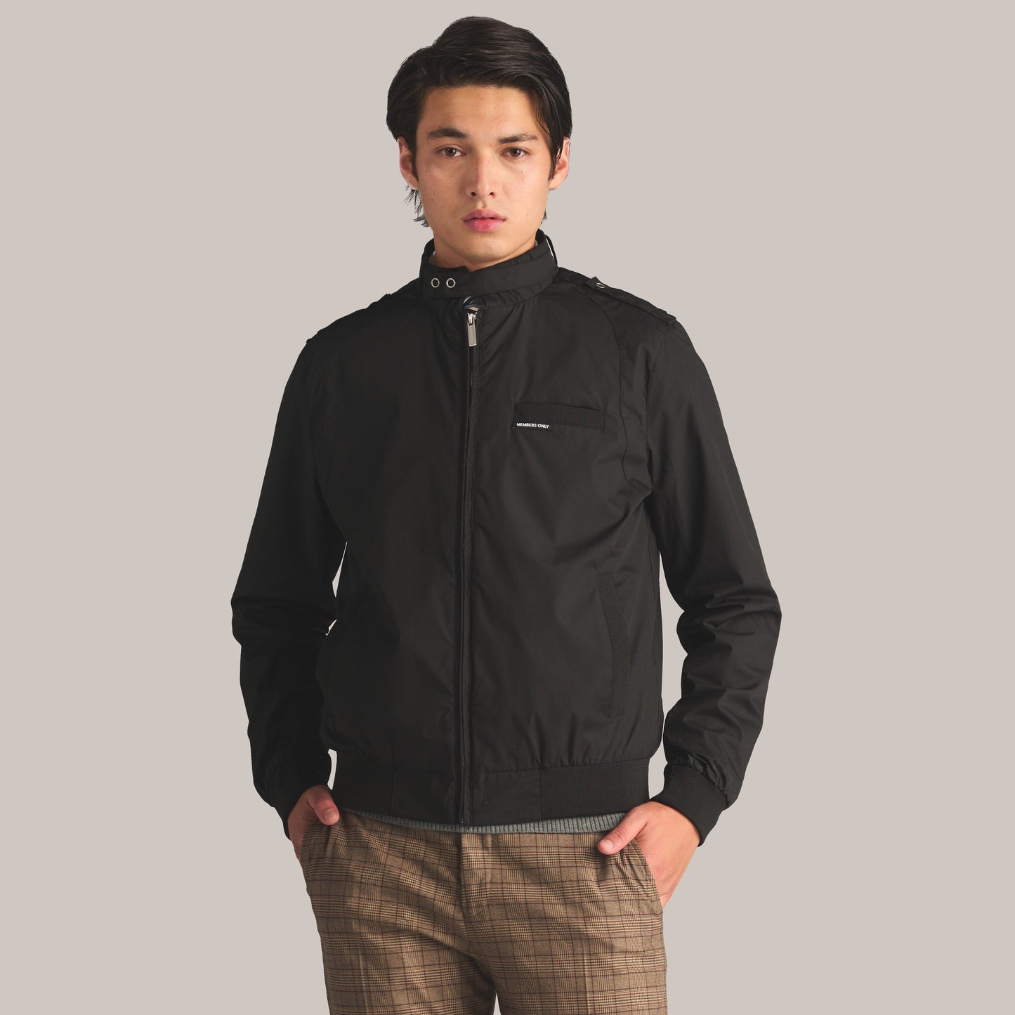 Men's Big & Tall Classic Iconic Racer Jacket