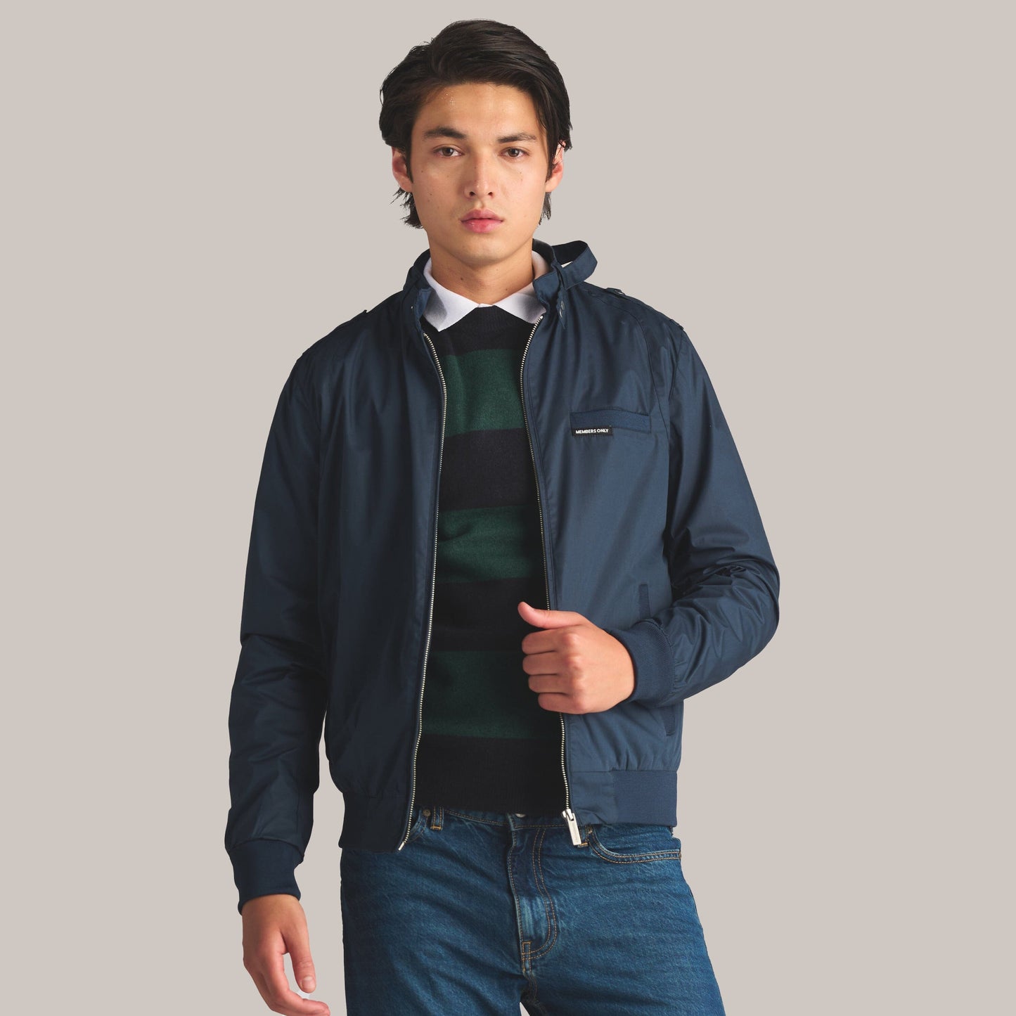 Men's Big & Tall Classic Iconic Racer Jacket