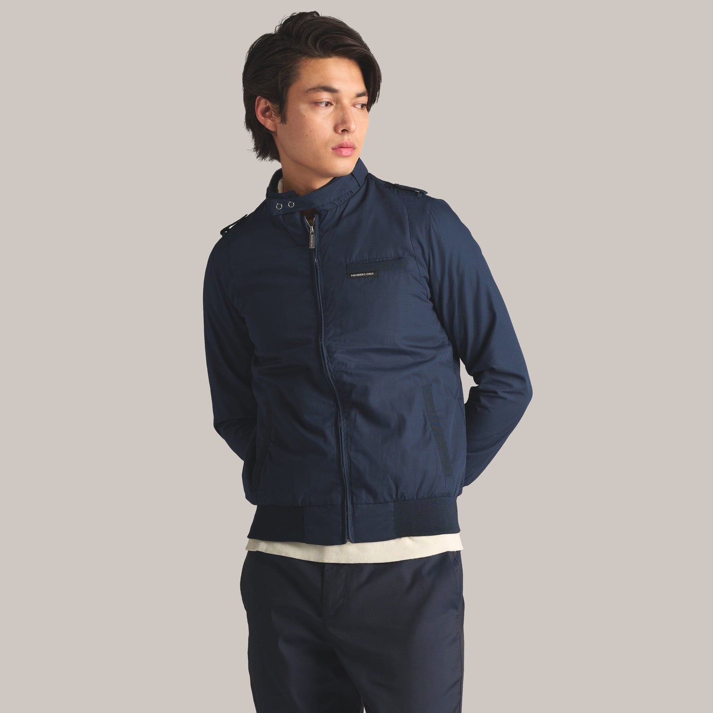 Men's Big & Tall Classic Iconic Racer Jacket