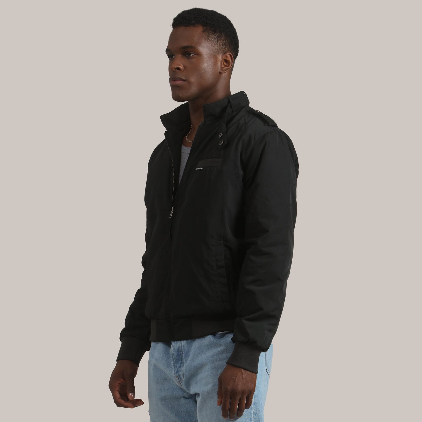 Men's Iconic Racer Quilted Lining Jacket