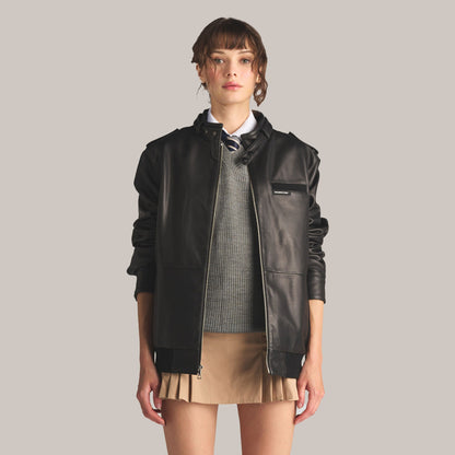 Women's Lambskin Iconic Oversized Jacket