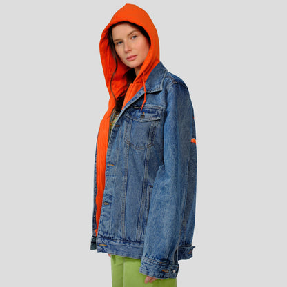 Women's Chucky Hoodie Trucker Oversized Jacket - FINAL SALE