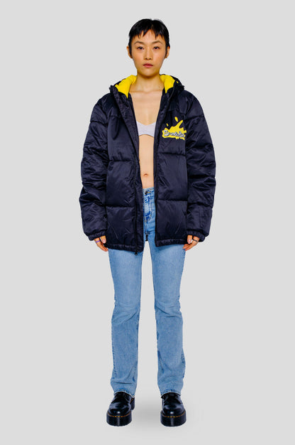 Women's Rad Spongebob Puffer Oversized Jacket - FINAL SALE