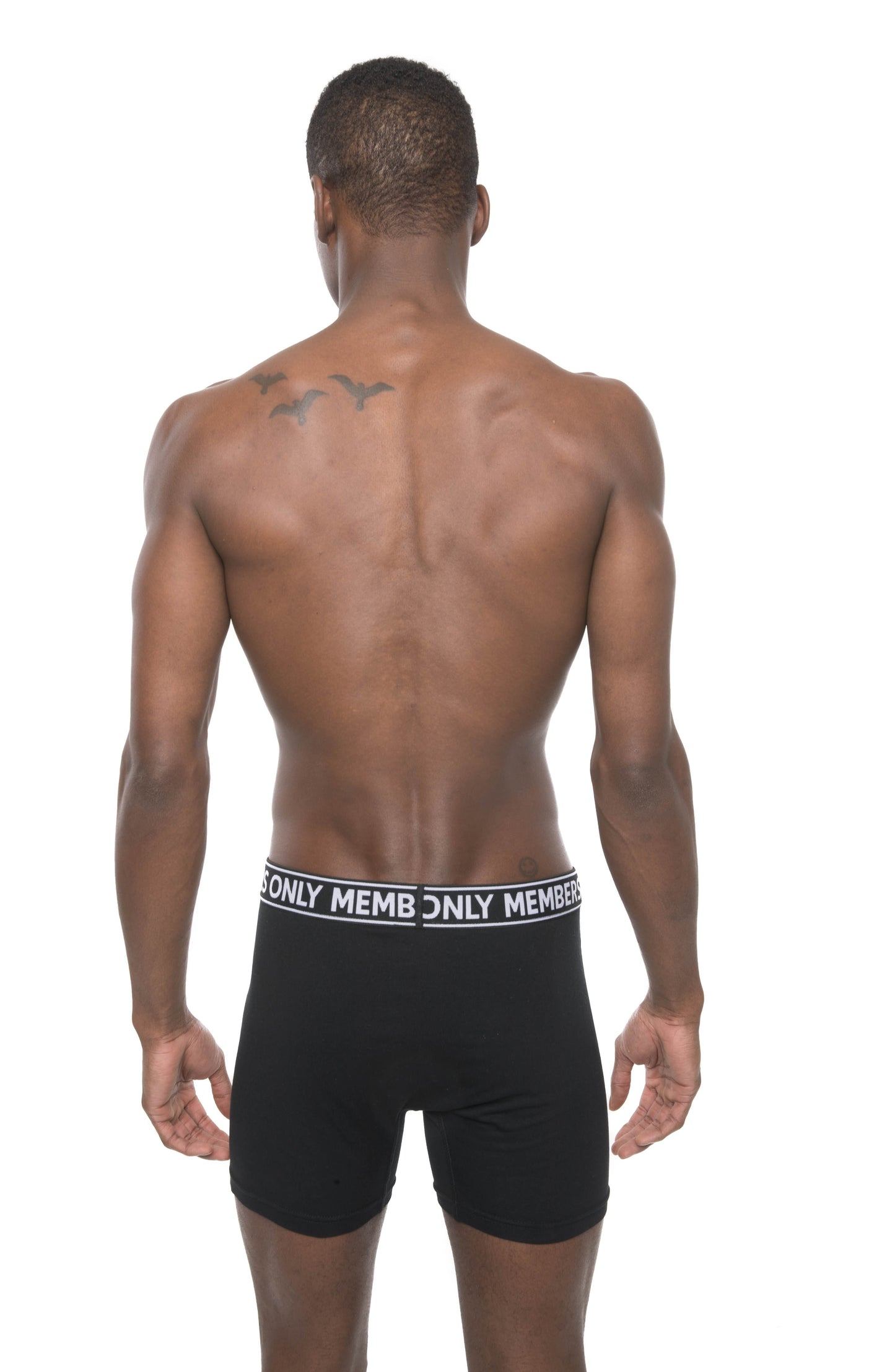 Men's 3PK Cotton Spandex Boxer Brief - Black/White/Grey - FINAL SALE