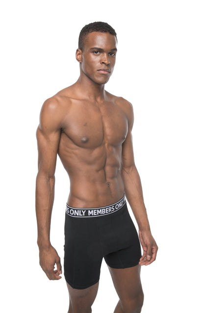 Men's 3PK Cotton Spandex Boxer Brief - Black/White/Grey - FINAL SALE