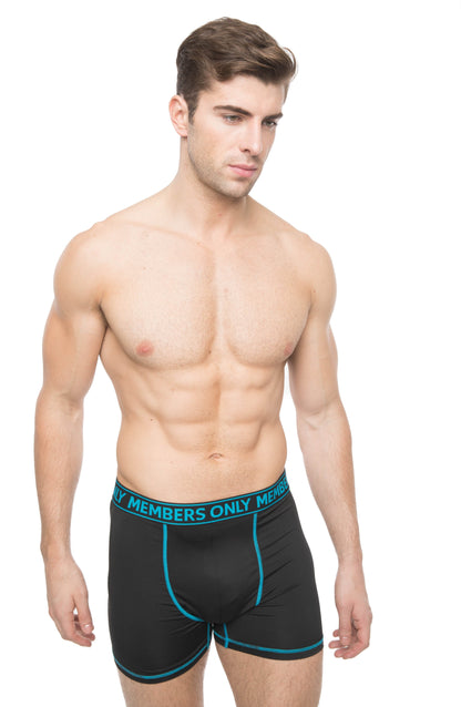 Men's 3PK Athletic Boxer Brief Contrast Elastic - FINAL SALE