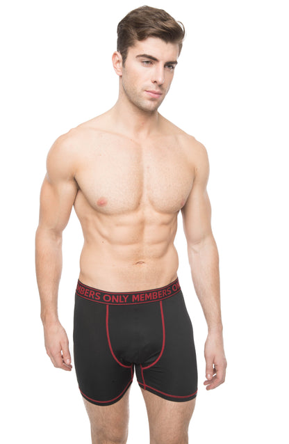 Men's 3PK Athletic Boxer Brief Contrast Elastic - FINAL SALE