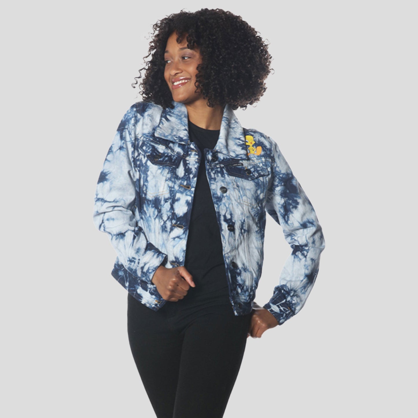 Women's Bull Denim Looney Tunes Trucker Jacket - FINAL SALE