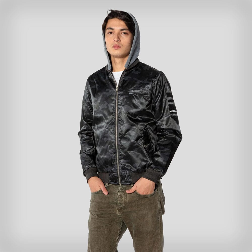 Men's Flight Satin Twill Hooded Jacket - FINAL SALE