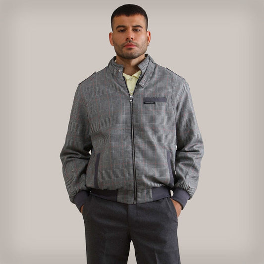 Men's Anderson Glen Plaid Iconic Racer Jacket