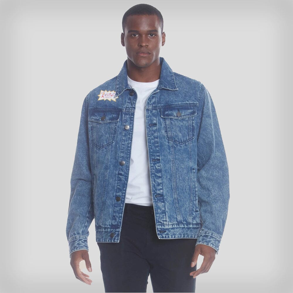 Men's Chucky Placement Nickelodeon Denim Jacket - FINAL SALE