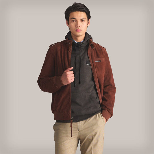 Men's Soft Suede Iconic Jacket