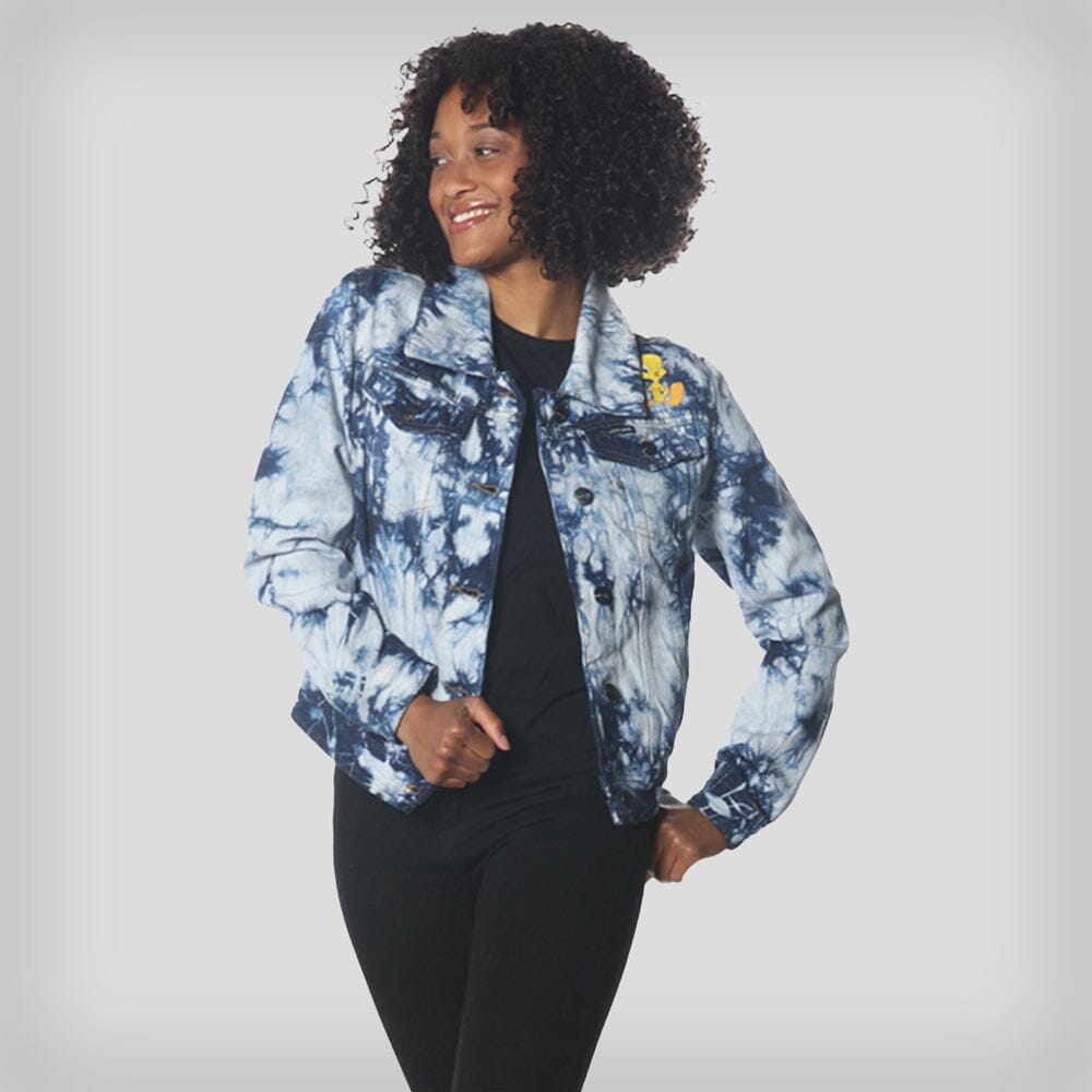 Women's Bull Denim Looney Tunes Trucker Jacket - FINAL SALE